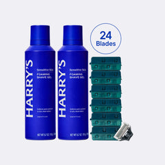 Harry's Original 24 Blades & Shave Gel